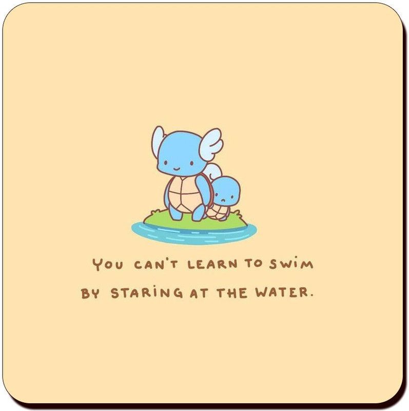 COLOR YARD Square Wood Coaster  (Pack of 1)