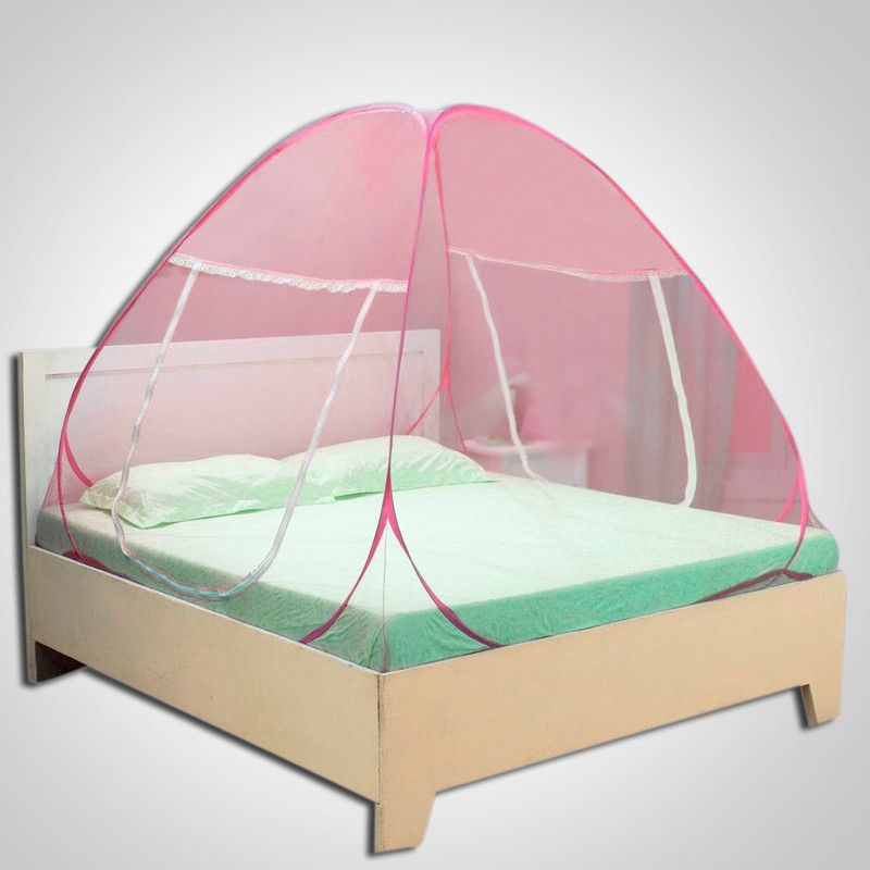 indox Polyester Adults Washable Folding Bed Net Mosquito Net  (Multicolor, Tent)