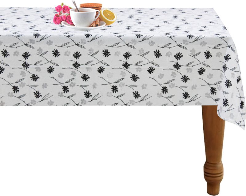 AIRWILL Floral 6 Seater Table Cover  (Multicolor, Cotton)