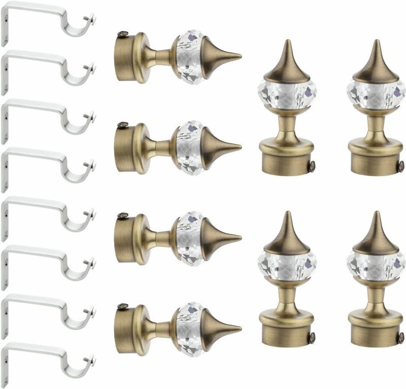 Karrington Gold Rod Rail Bracket Metal  (Pack of 16)