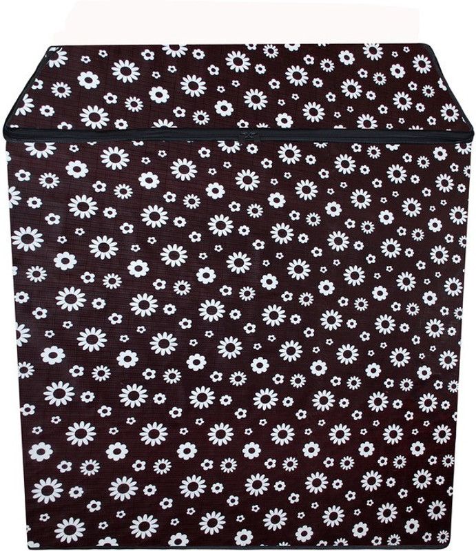 Nitasha Semi-Automatic Washing Machine Cover  (Width: 88 cm, Black, White)