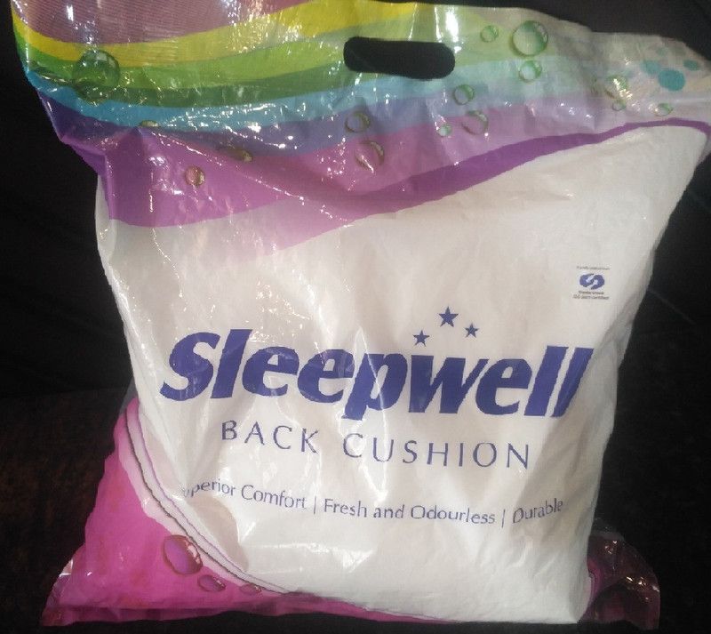 Sleepwell Microfibre Solid Cushion Pack of 2  (White)