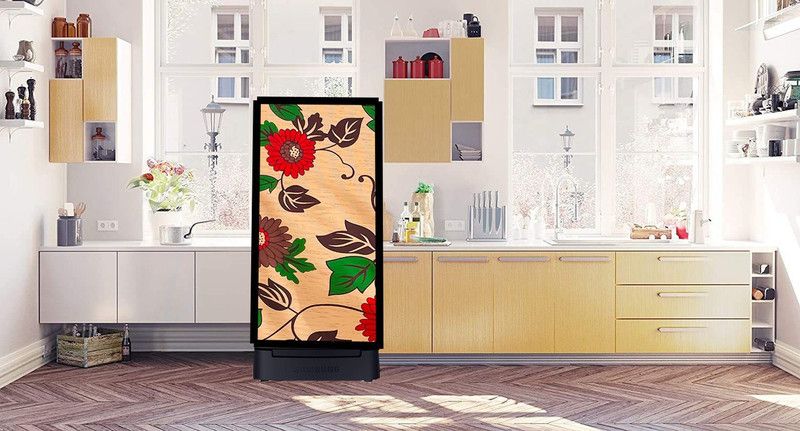 JM Homefurnishings Refrigerator Cover  (Width: 53 cm, Tacao, Rob Roy)