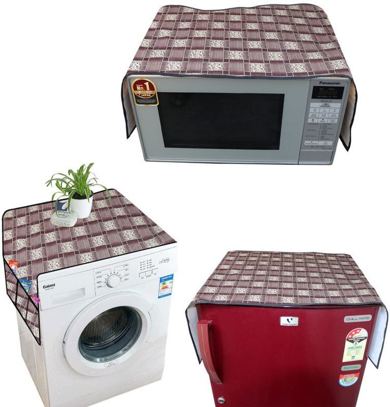 KingMatters Front Loading Washing Machine Cover  (Width: 62 cm, Multicolor)