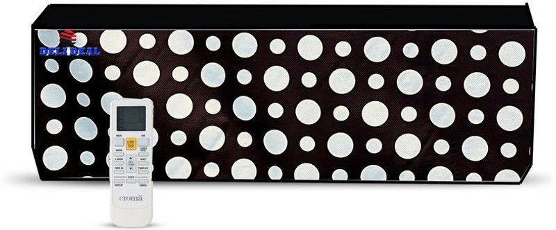 Delideal Air Conditioner Cover  (Width: 63 cm, MULTICOLOUR)