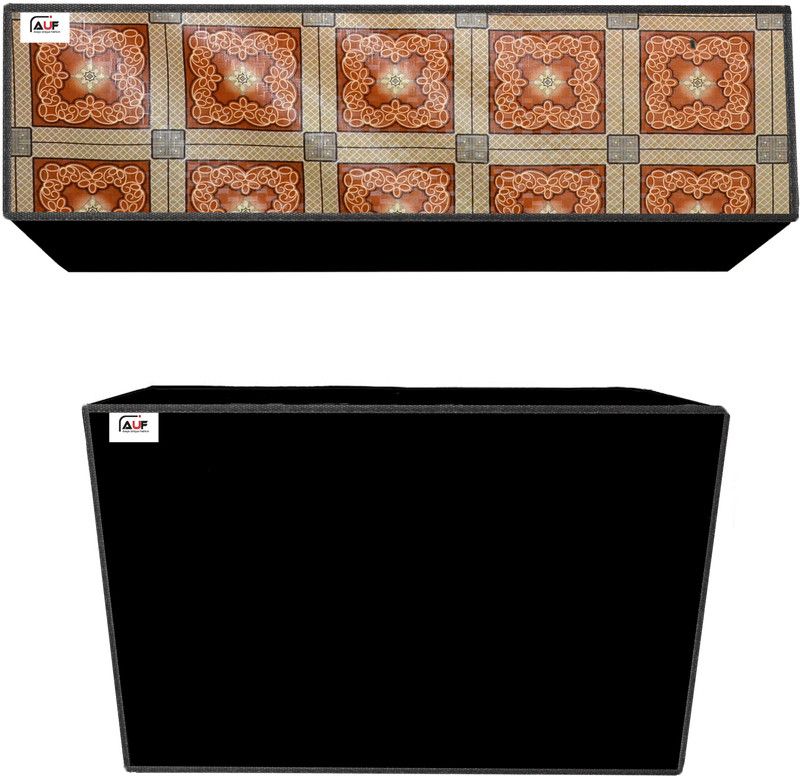 AAVYA UNIQUE FASHION Air Conditioner Cover  (Width: 114.3 cm, Brown)