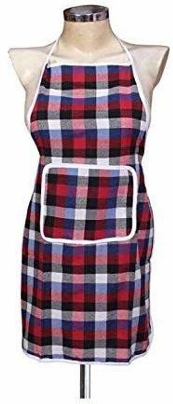 SYN STOR Cotton Chef's Apron - Large  (Multicolor, Single Piece)