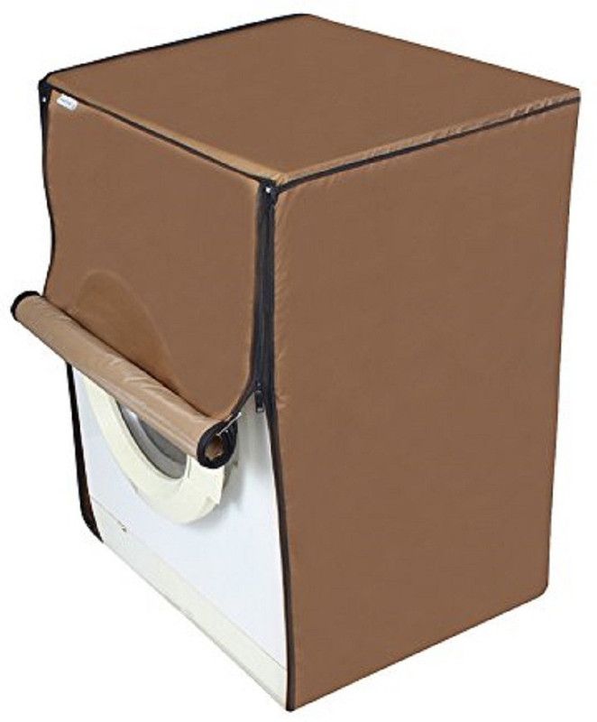 Stylista Front Loading Washing Machine Cover  (Width: 63 cm, Beige)