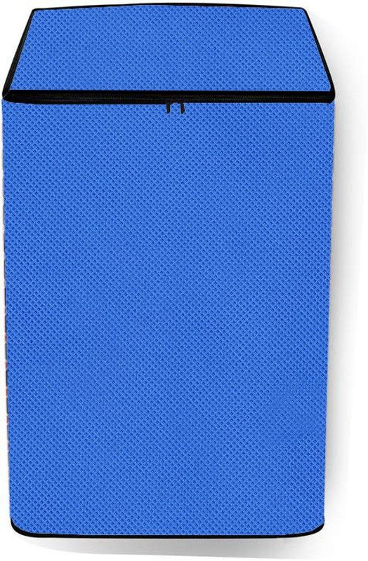 Delideal Top Loading Washing Machine Cover  (Width: 55 cm, Blue)
