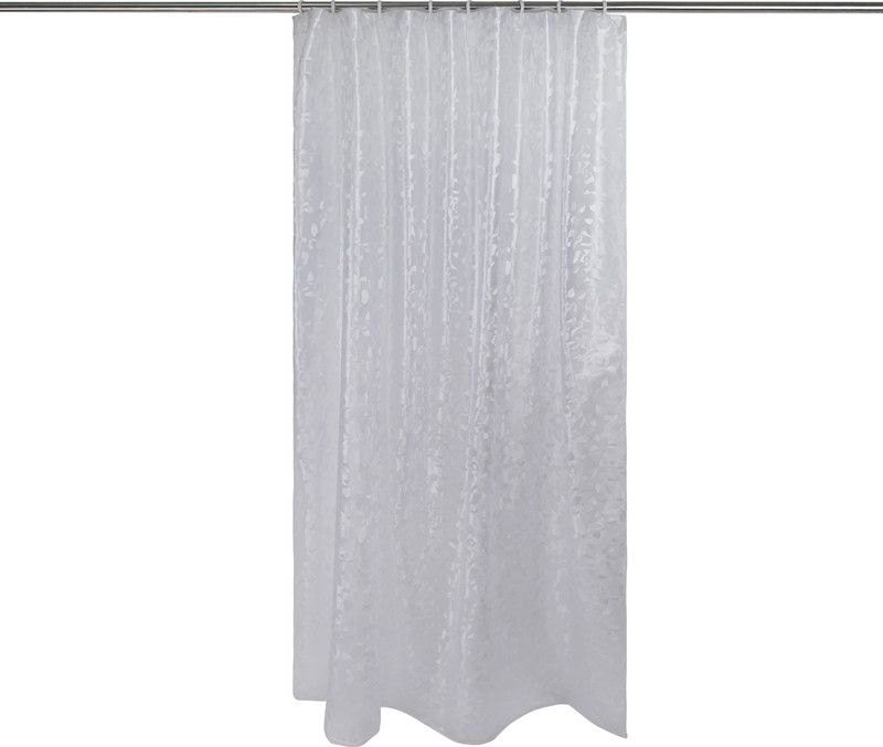 Glassiano 213.36 cm (7 ft) PVC Transparent Door Curtain Single Curtain  (Printed, Transparent)