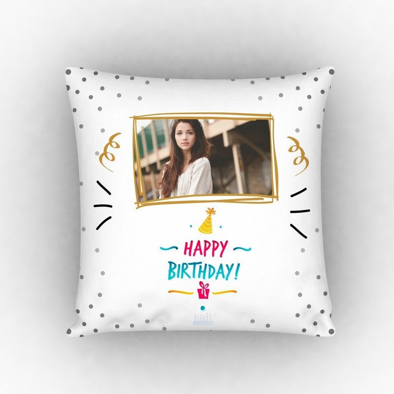 GiftsOnn Polyester Fibre Quotes Cushion Pack of 1  (White)