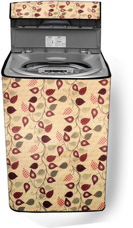 Stylista Top Loading Washing Machine Cover  (Width: 60 cm, Multi, Beige)