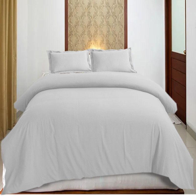 Bhumi Impex Single Cotton Duvet Cover  (Grey)