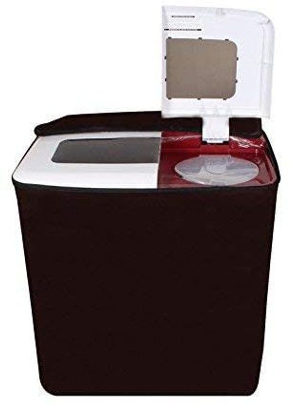 A CUBE LUXURY SOLUTIONS Semi-Automatic Washing Machine Cover  (Width: 60 cm, Brown)