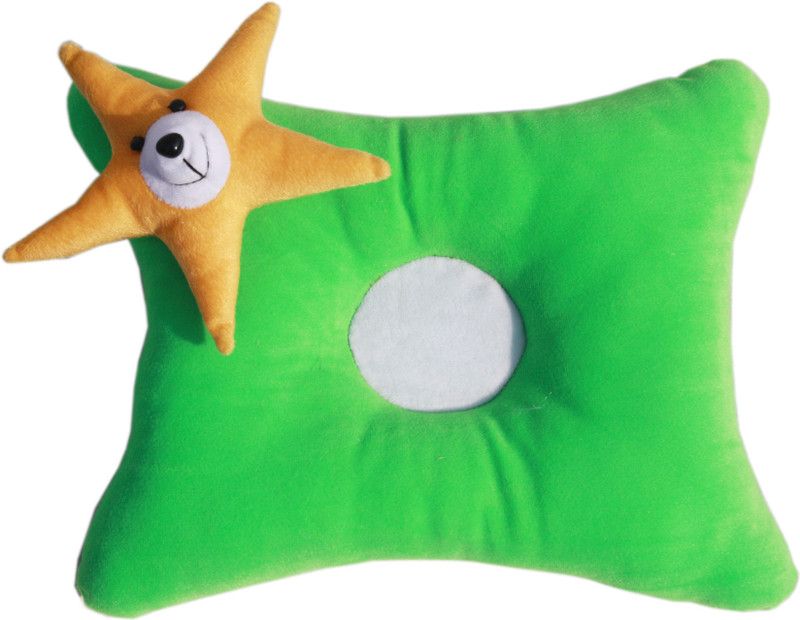 AMARDEEP Microfibre Toons & Characters Sleeping Pillow Pack of 1  (Green)