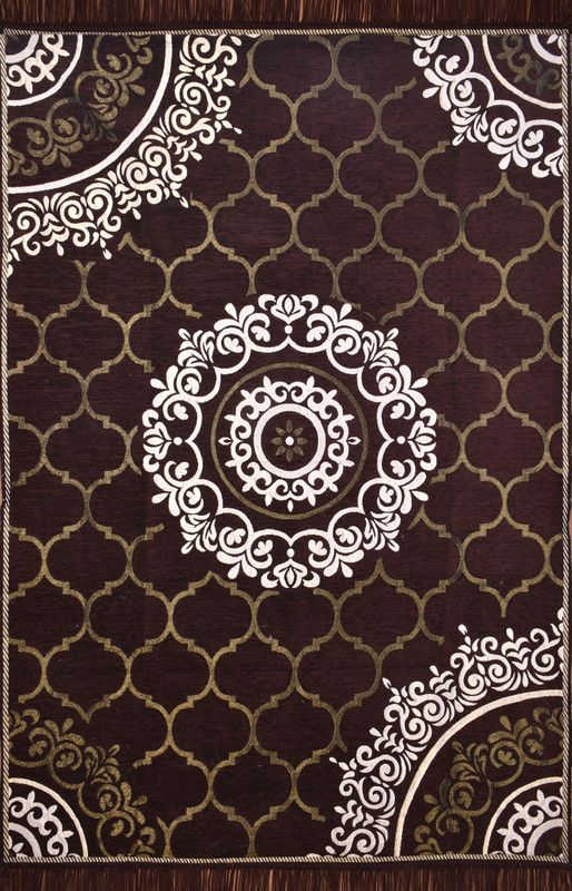 NCS Brown Velvet Carpet  (155 cm, X 215 cm, Rectangle)