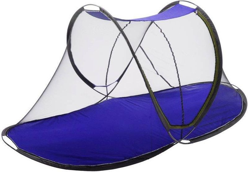 AL-UQBA 99 PERFUMERS Cotton Adults Washable MULTICOLOR SINGLE BED FOLDABLE MOSQUITO NET Mosquito Net  (Multicolor, Tent)