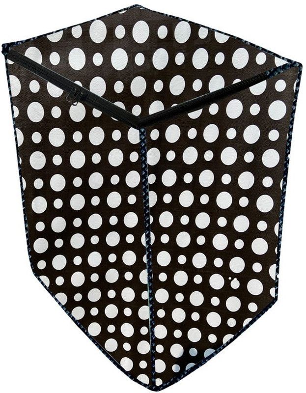 Delideal Semi-Automatic Washing Machine Cover  (Width: 31 cm, Black, White)