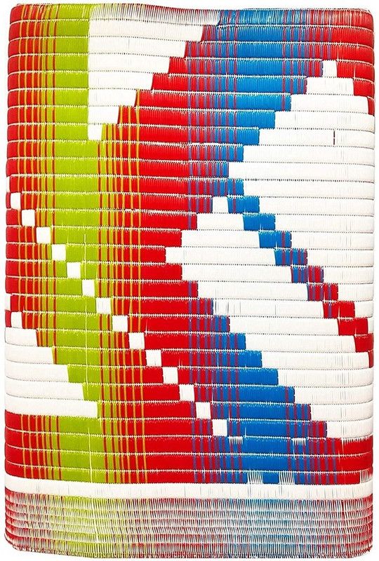 Thakran Plastic Chatai Mat  (Multicolor, Medium)