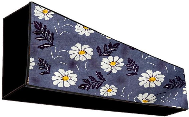 SAVEIT Air Conditioner Cover  (Width: 41 cm, Purple, White)