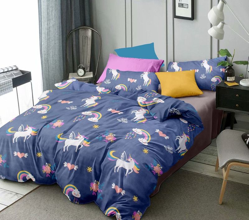 Savoy concepts King Cotton Duvet Cover  (Multicolor)