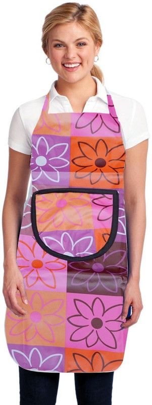 AV HOME PVC Chef's Apron - XXL  (Multicolor, Single Piece)