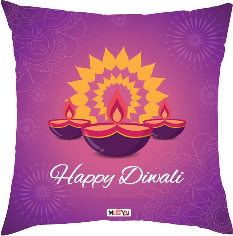 ME&YOU Self Design Cushions Cover  (40 cm*40 cm, Multicolor)