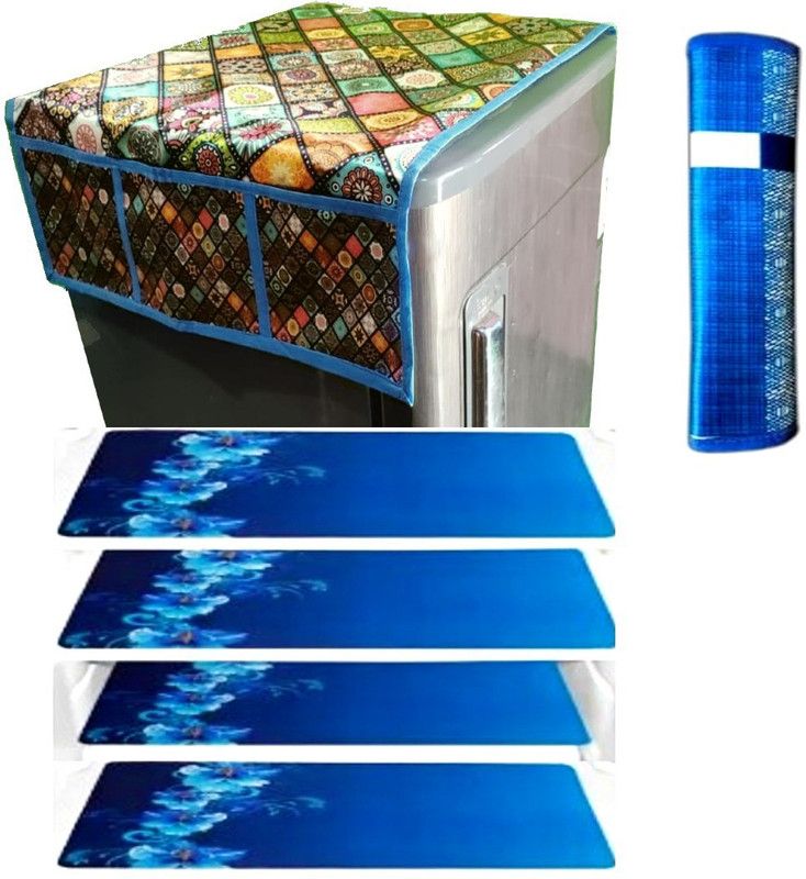 Lakshya Home Décor Refrigerator Cover  (Width: 97 cm, Multicolor)
