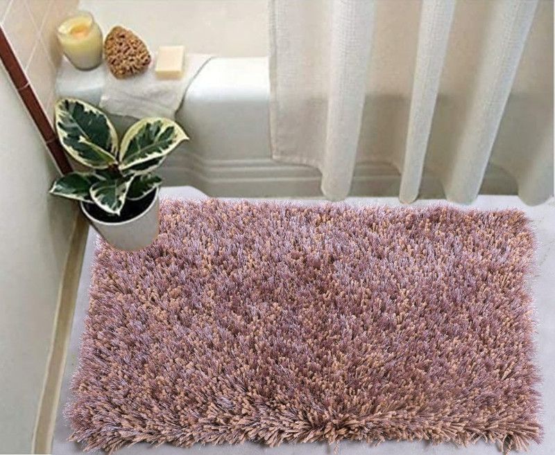swami handloom Polyester Door Mat  (Brown, Medium)