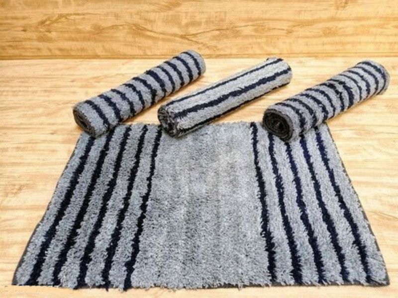 Shine World Cotton Door Mat  (Multicolor, Large, Pack of 4)