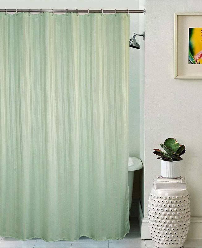 284 cm (9ft) Shower Curtain  (Green)