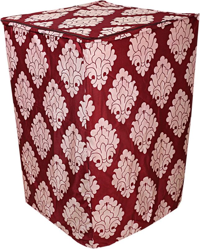 KUBER INDUSTRIES Top Loading Washing Machine Cover  (Width: 58 cm, Maroon)