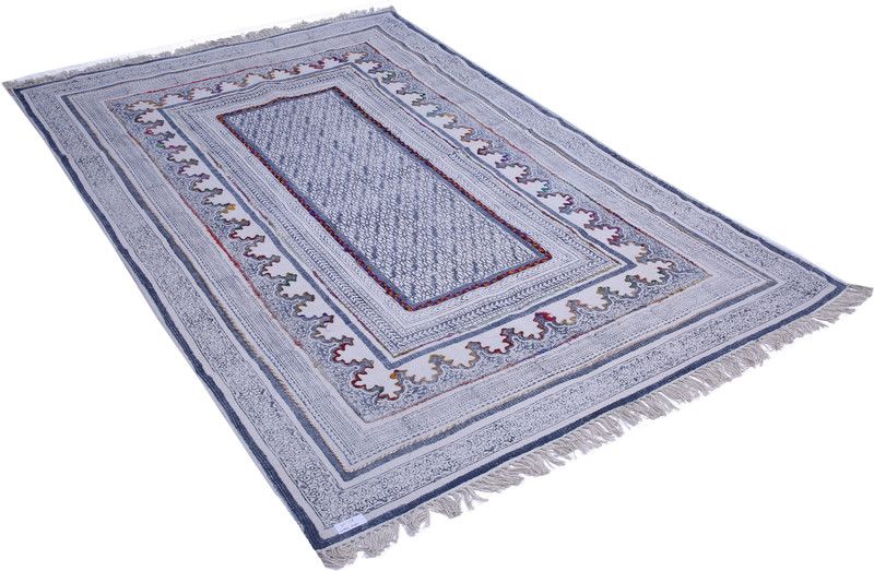 ROYALVILLE Multicolor Cotton Dhurrie  (130 cm, X 205 cm, Rectangle)