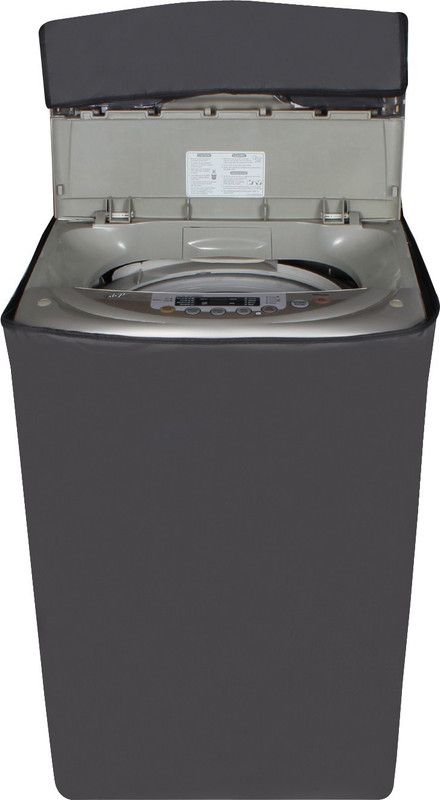 Stylista Top Loading Washing Machine Cover  (Width: 57 cm, Grey)