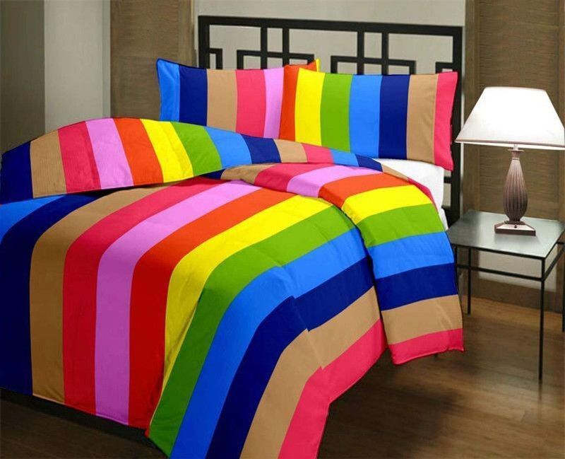 KAVYA ART Printed Double Dohar for AC Room  (Poly Cotton, Multicolor)