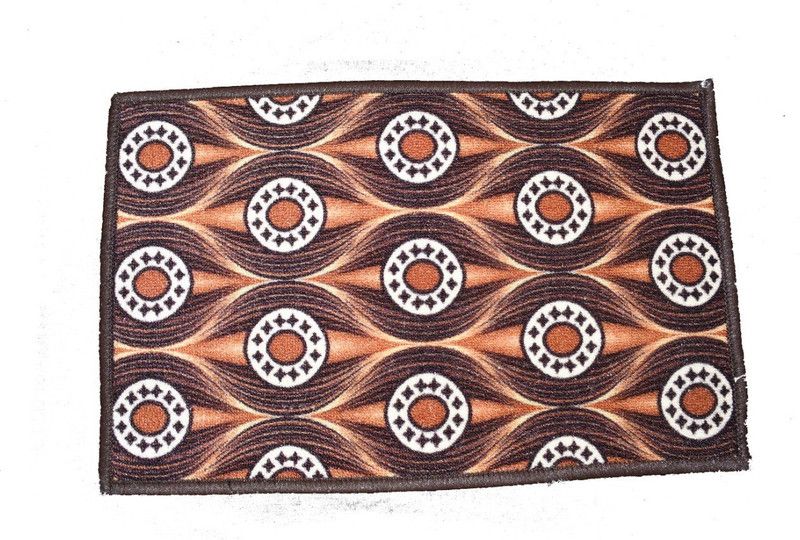 Derro Leather Door Mat  (Multicolor, Free)