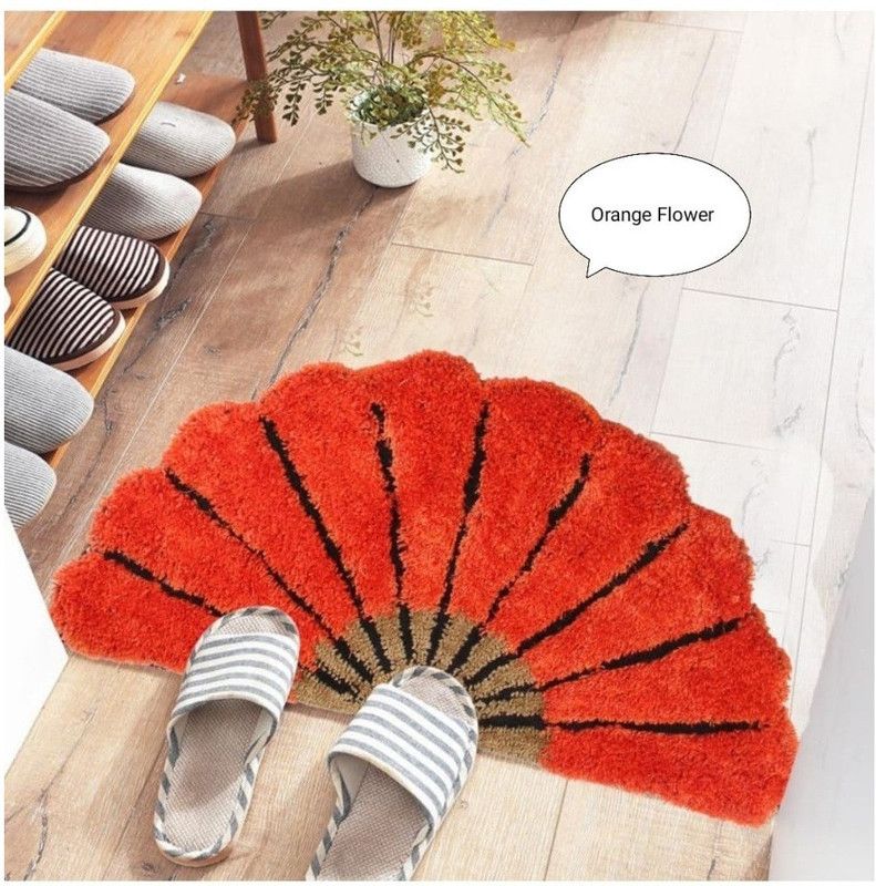 KALYAN GLOBAL Polyester Door Mat  (Light Blue, Large)