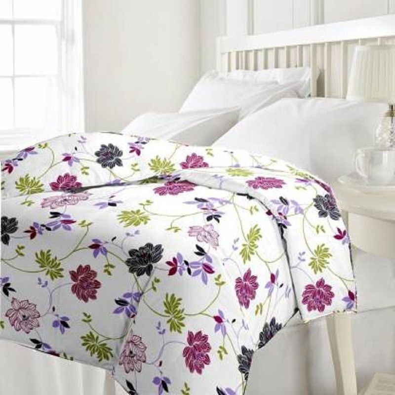 KTC Floral Single Dohar for Mild Winter  (Poly Cotton, Multicolor)