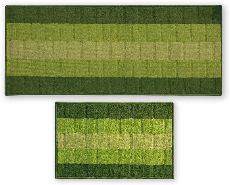 STATUS Nylon Door Mat  (Multicolor3, Medium, Pack of 2)