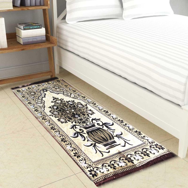 Sasta Sunder Tikau Cotton Floor Mat  (Multicolor, Medium)