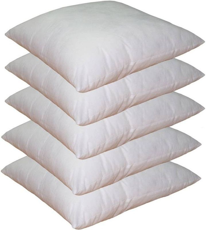Hot Dealzz Microfibre Solid Sleeping Pillow Pack of 5  (White)