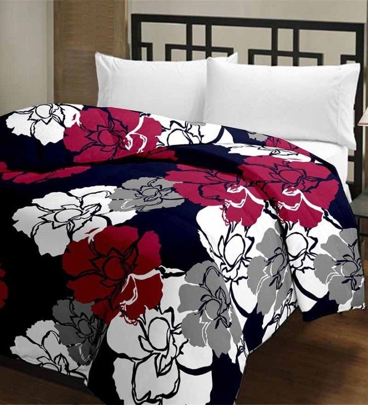Stylo Junction 4 TC Cotton Double Floral Flat Bedsheet  (Multicolor)