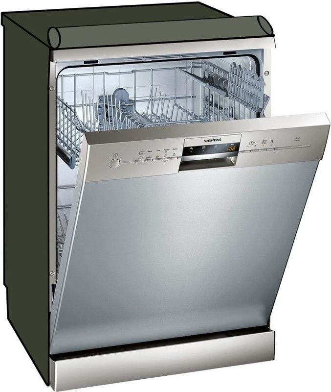 KVAR Dishwasher Cover  (Width: 29 cm, Green)