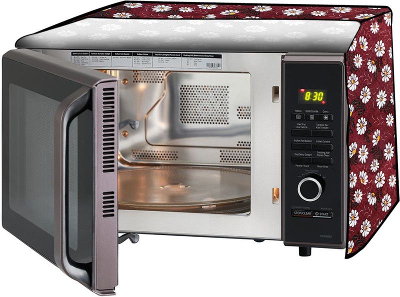 Stylista Microwave Oven Cover  (Width: 46 cm, multicolor)