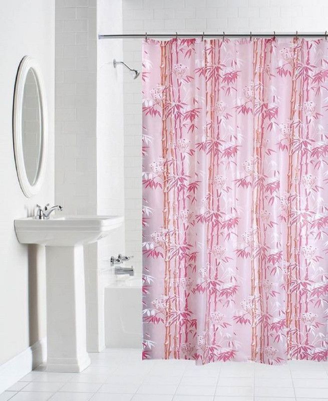 213.4 cm (7ft) Door Curtain  (Pink, Pack of 4)