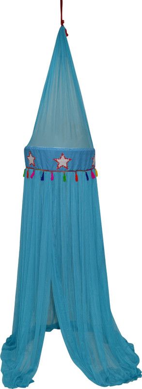 Creative Textiles Polyester Adults Washable Star Mosquito Net Mosquito Net  (Multicolor, Ceiling Hung)