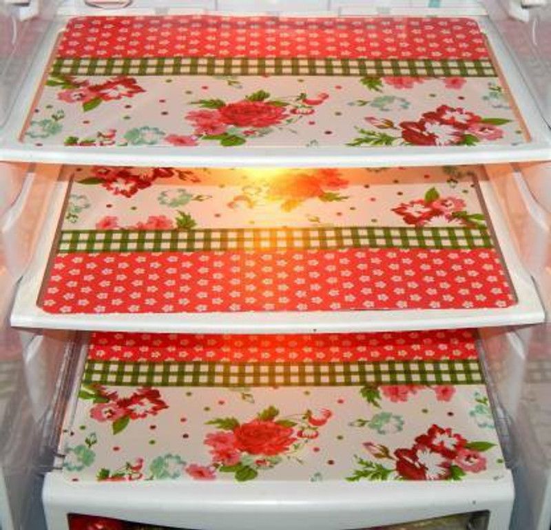 Dakshya Industries Fridge Mat  (Width: 30 cm, Multicolor)