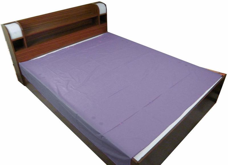 STYLZI Mattress Topper Double Size Waterproof Mattress Cover  (Purple)