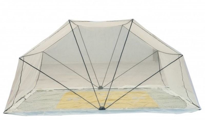 Comfortnet Polyester Adults Washable 60inchX78inch Cream Mosquito Net  (Cream, Frame Hung)