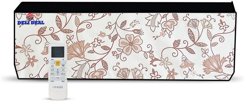 Delideal Air Conditioner Cover  (Width: 32 cm, MULTICOLOUR)